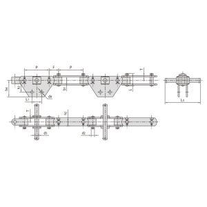 dvojno artikulirana transportna veriga