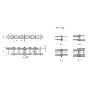 večplastna veriga s šivankami