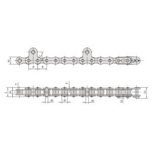 veriga za žetevno stroje