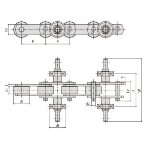 gumijasta rokavica transportna veriga