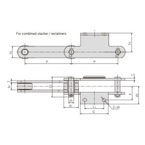veriga za nakladanje in razkladanje s priključki