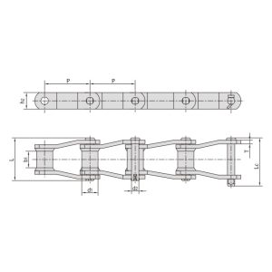 varjena strukturna upognjena ploščata veriga