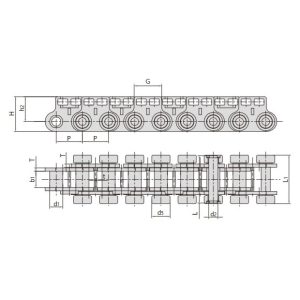 verige za opremo za lesene plošče