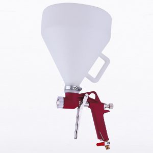 brizgalna pištola za teksturo z zračnim rezervoarjem