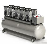 zobni električni kompresor brez olja