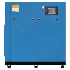 Dvostopenjski vijakasti kompresor z frekvenčno pretvorbo PM