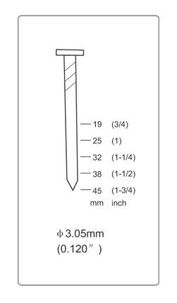 pneumatic roofing coil nailer