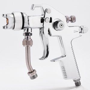 brizgalna pištola s tlačno dovajanjem