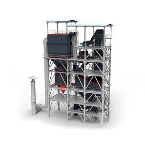 sistem za proizvodnjo peska in agregatov