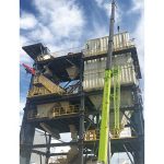 stolpna sušilna naprava za pesek